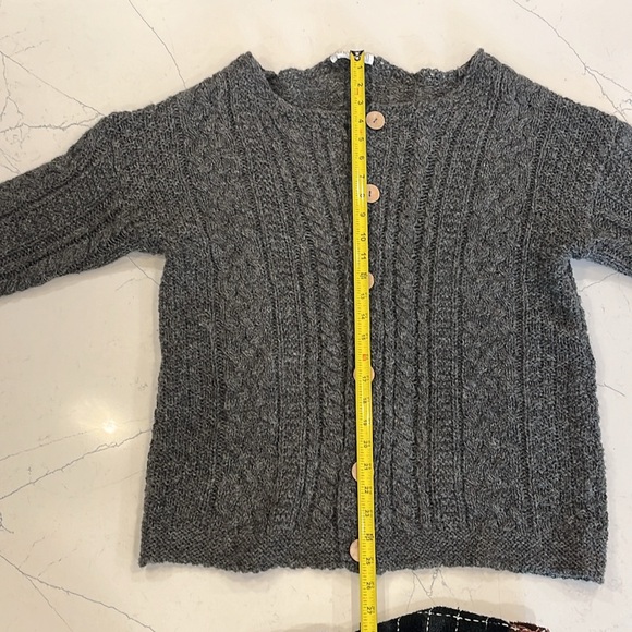 Celtic & Co. Gray Wool Cardigan - Picture 9 of 10